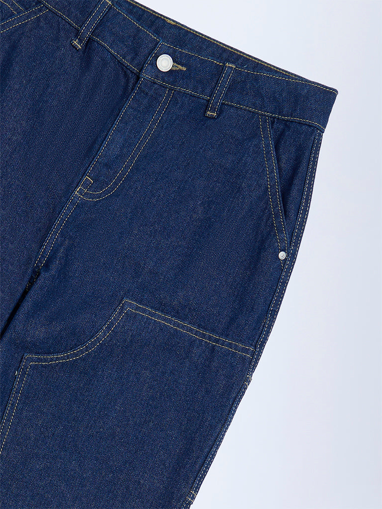 Y&F Kids Indigo Mid-Rise Relaxed-Fit Jeans