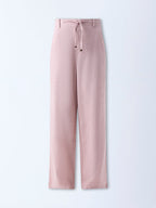 Bombay Paisley Pink Cotton-Blend Pants
