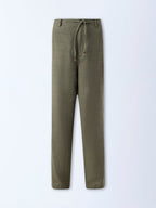 Bombay Paisley Olive Cotton-Blend Pants