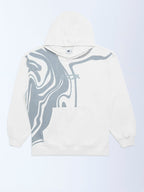 Y&F Kids Off-White Printed Cotton-Blend Hoodie