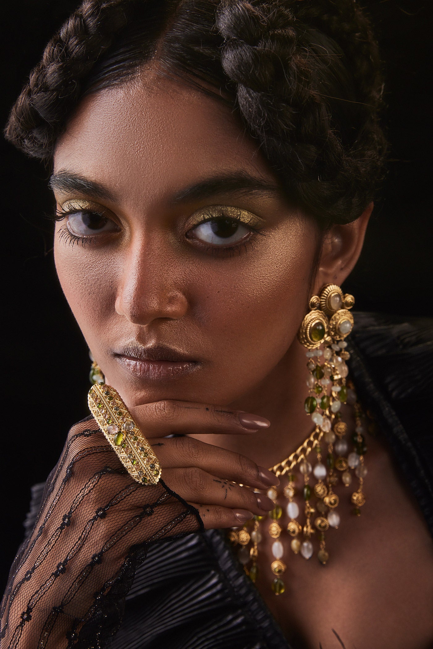 Azra Double Motif Ring