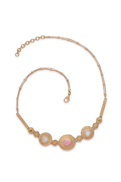 Azra Multi Motif Necklace