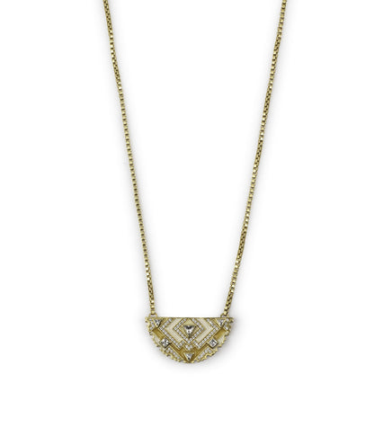 Amelia Crescent Necklace