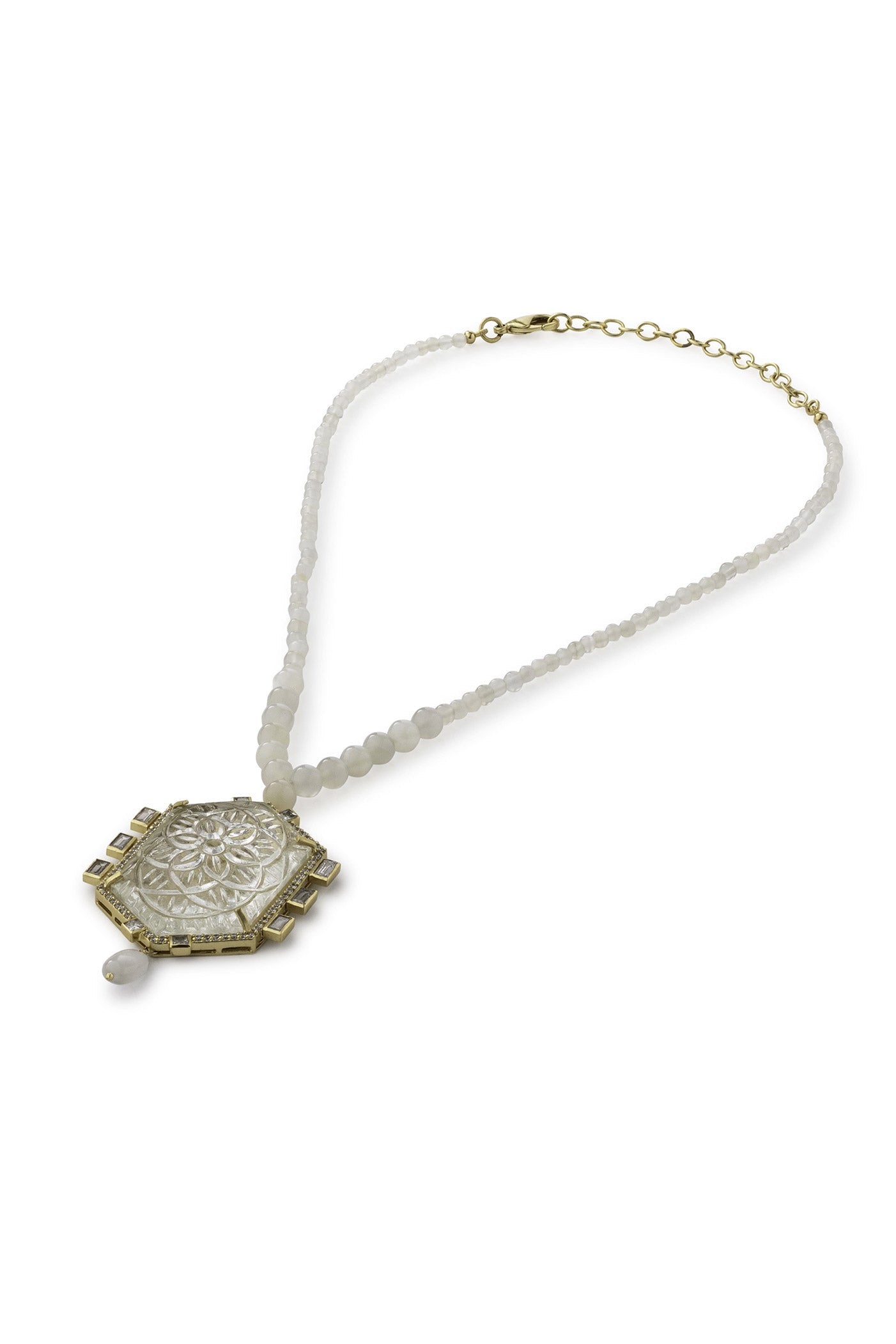 Amelia Hexagon Necklace