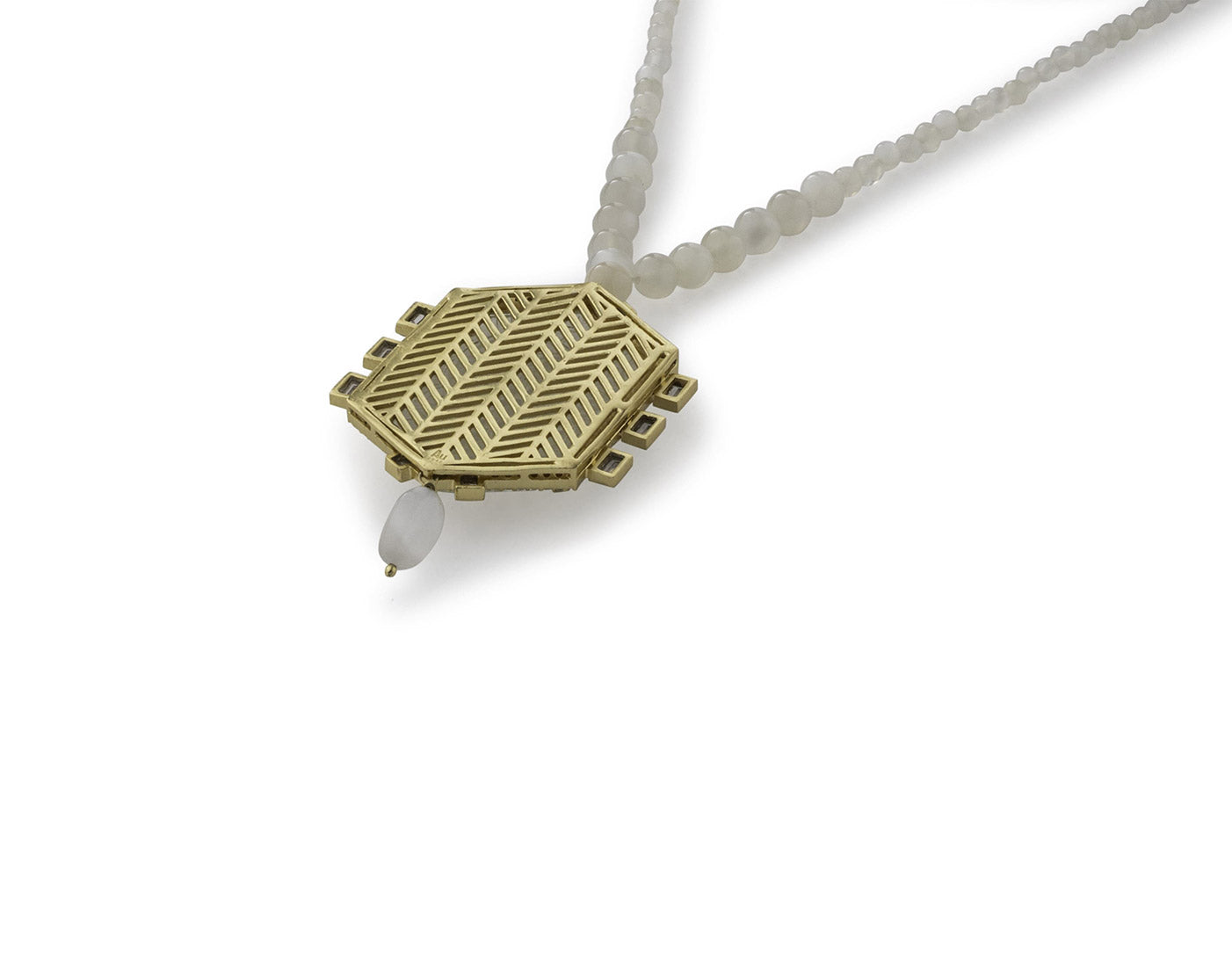 Amelia Hexagon Necklace