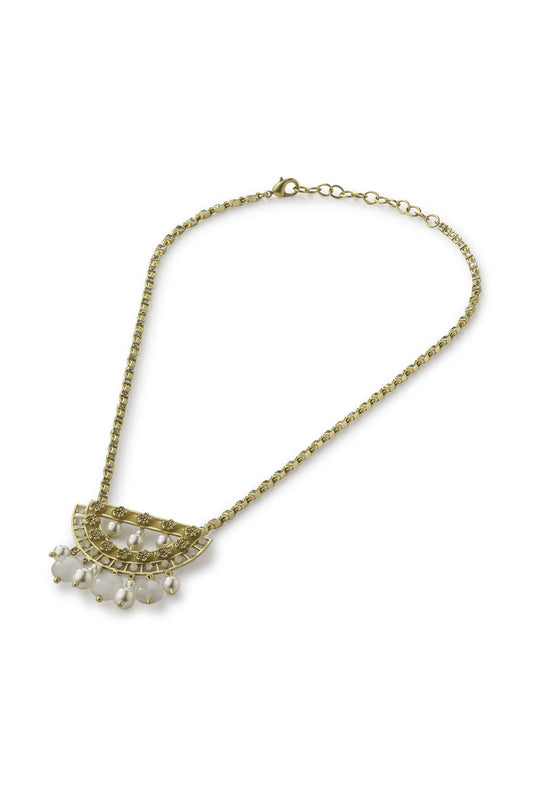 Amelia Crescent Drops Necklace