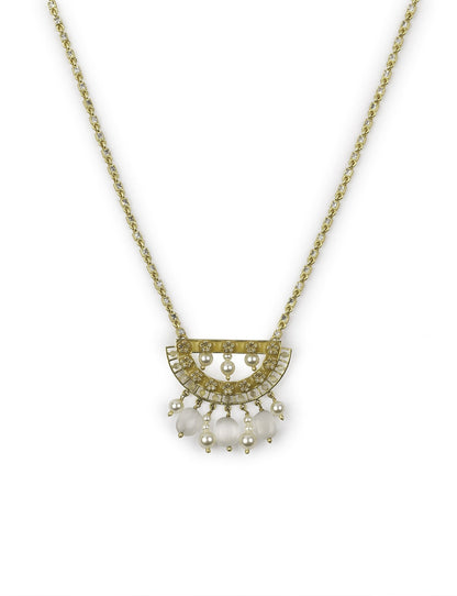 Amelia Crescent Drops Necklace