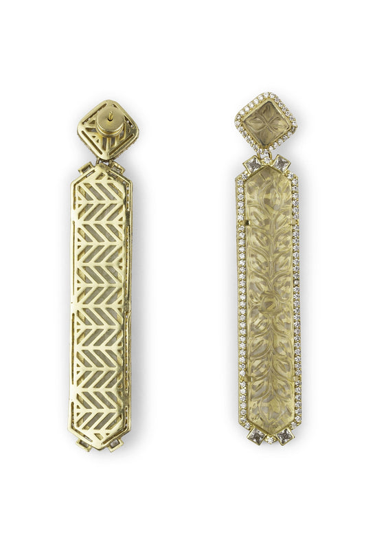 Amelia Hexagon Earrings