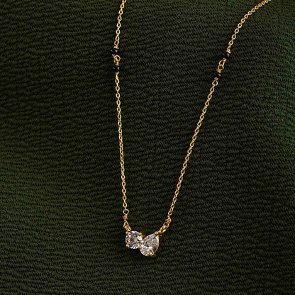 Solitaire Duality Mangalsutra