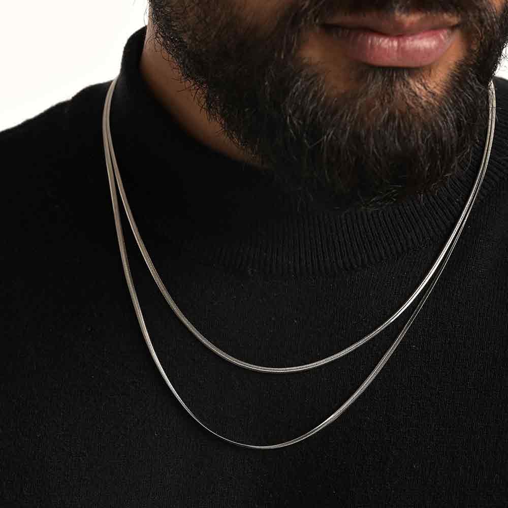 Snake Chain | Rhodium Plated | 5 MM