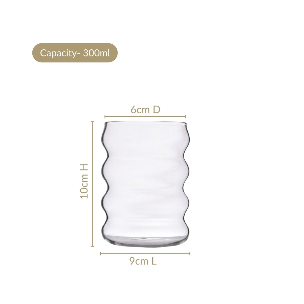 4 Tier Caterpillar Glass Set Of 4 300ml
