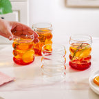 4 Tier Caterpillar Glass Set Of 4 300ml