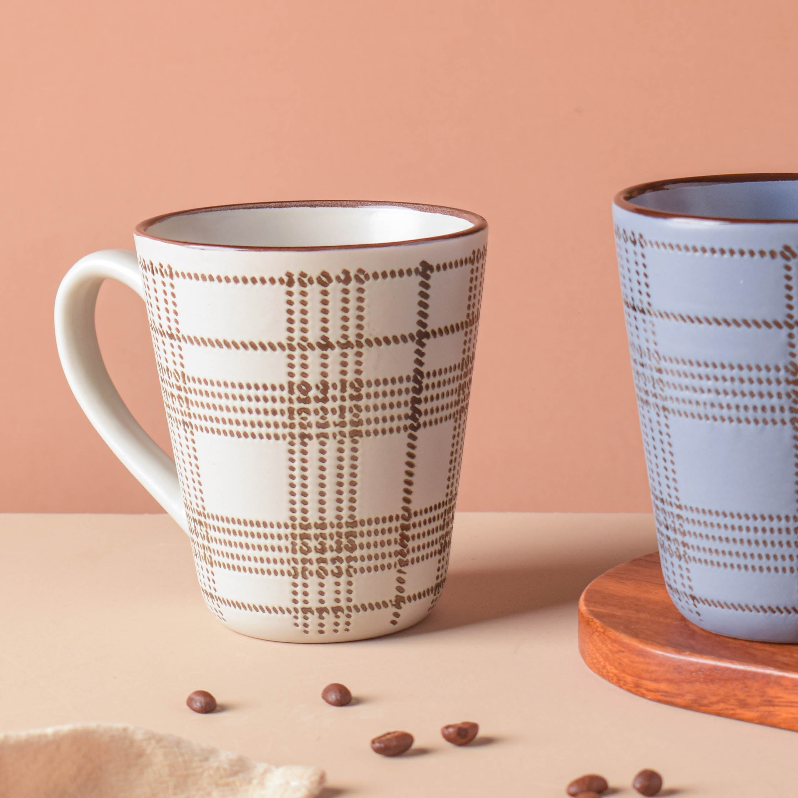 Checkered Formal Coffee Mug