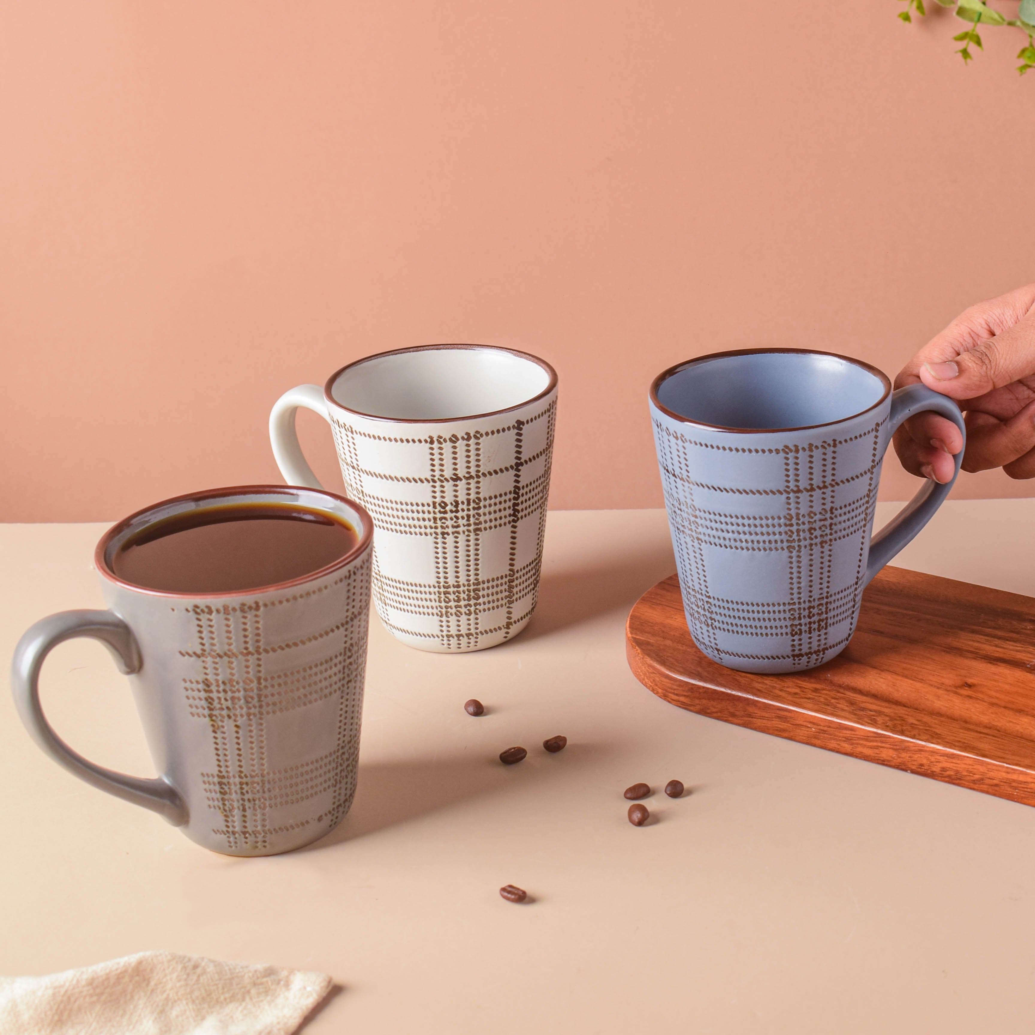 Checkered Formal Coffee Mug