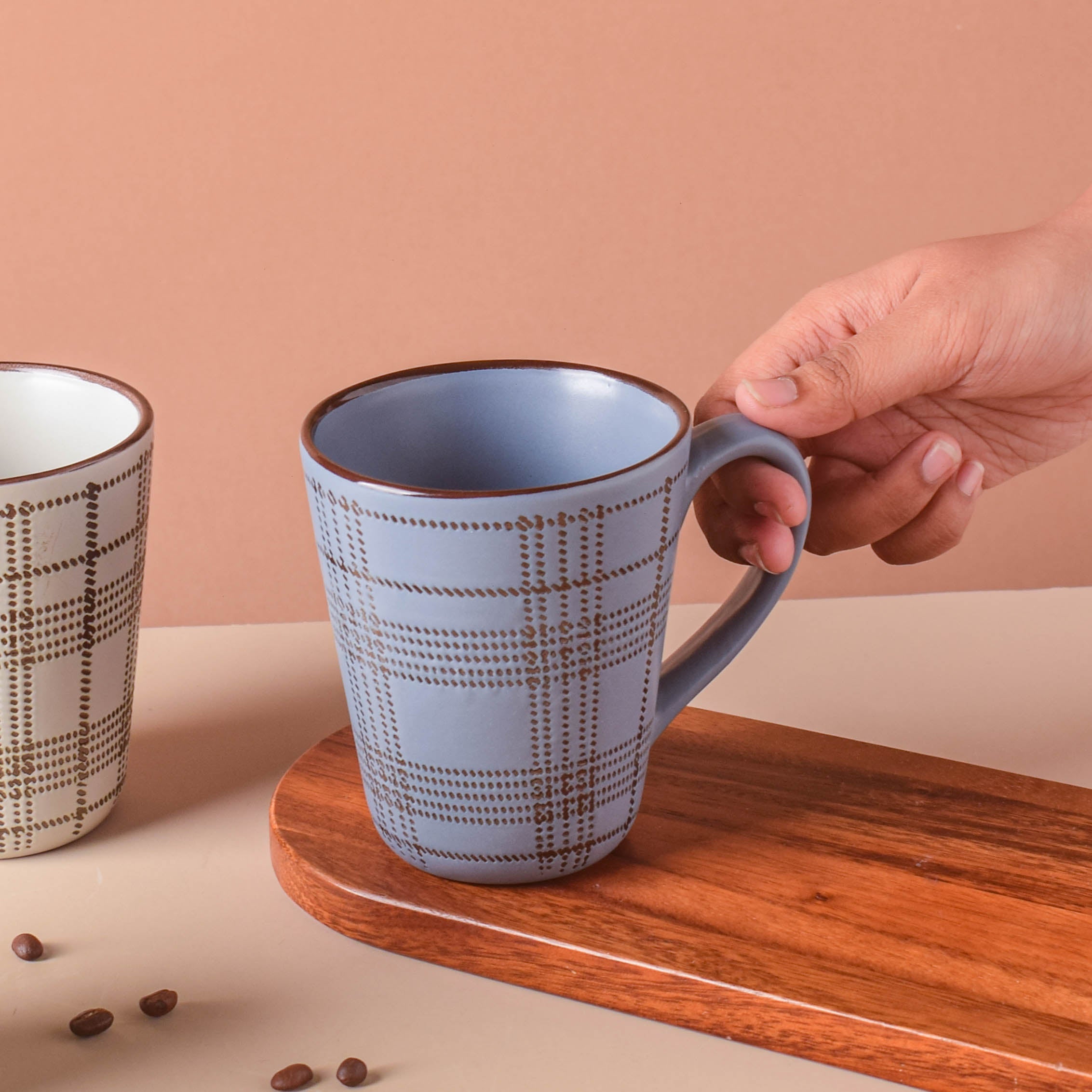 Checkered Formal Coffee Mug