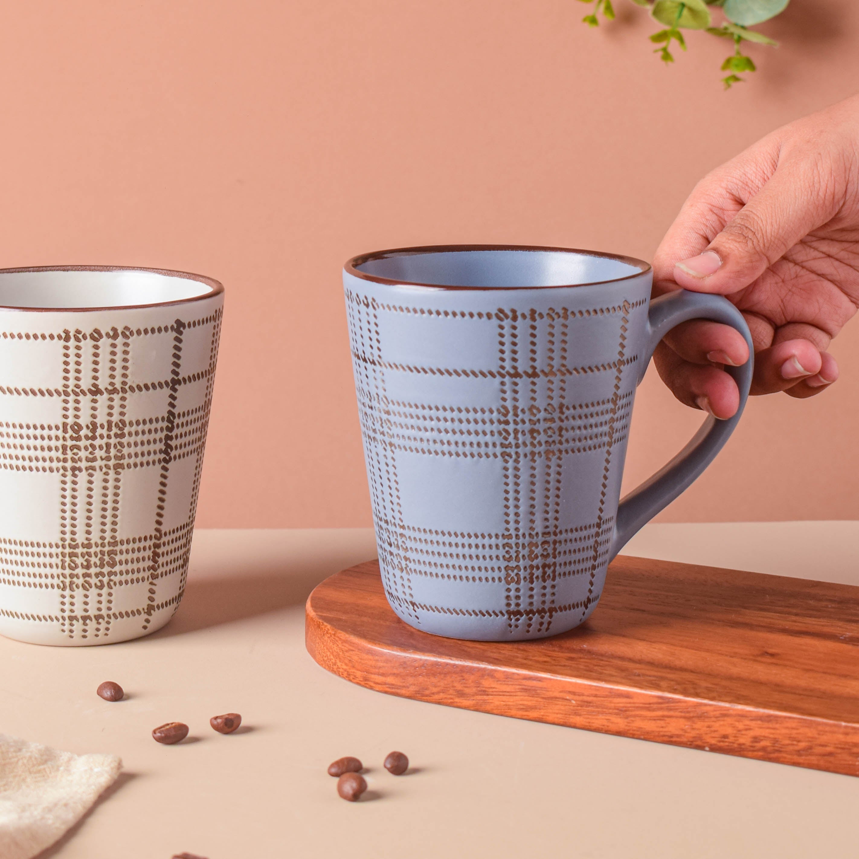Checkered Formal Coffee Mug