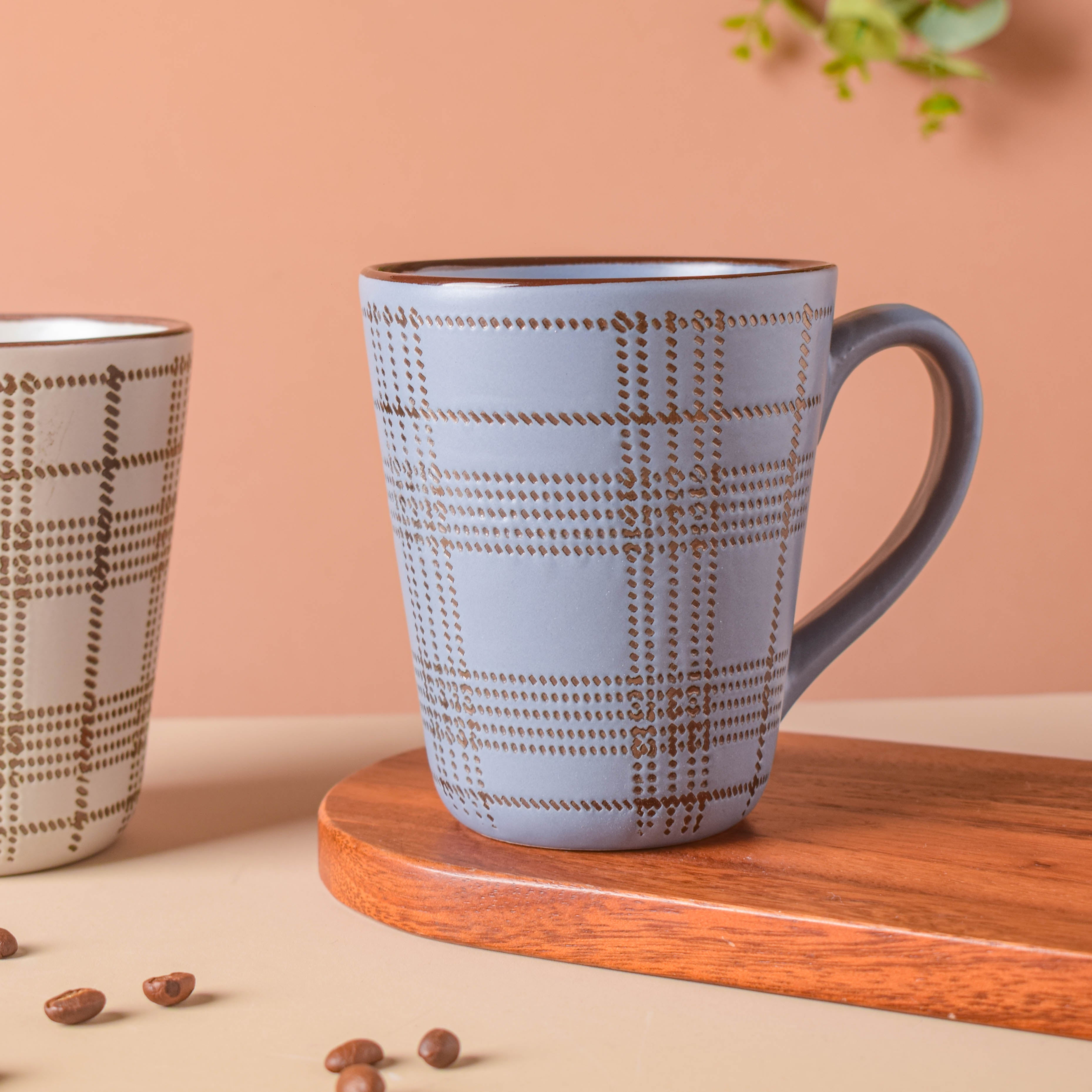 Checkered Formal Coffee Mug