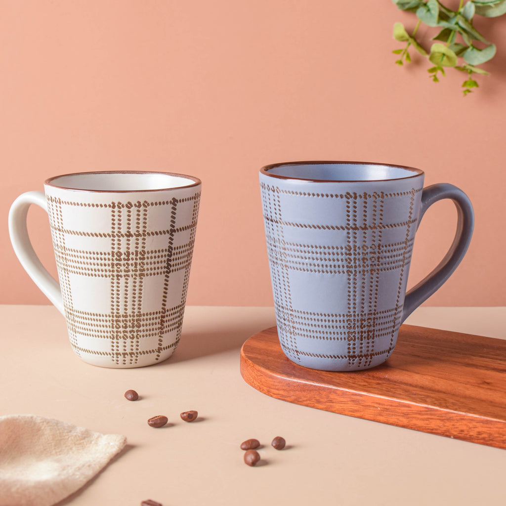 Checkered Formal Coffee Mug