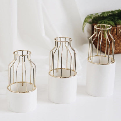 Ceramic Metal Vase