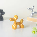 Balloon Dog Resin Mini Showpiece Golden