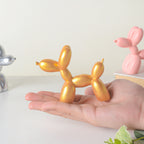 Balloon Dog Resin Mini Showpiece Golden