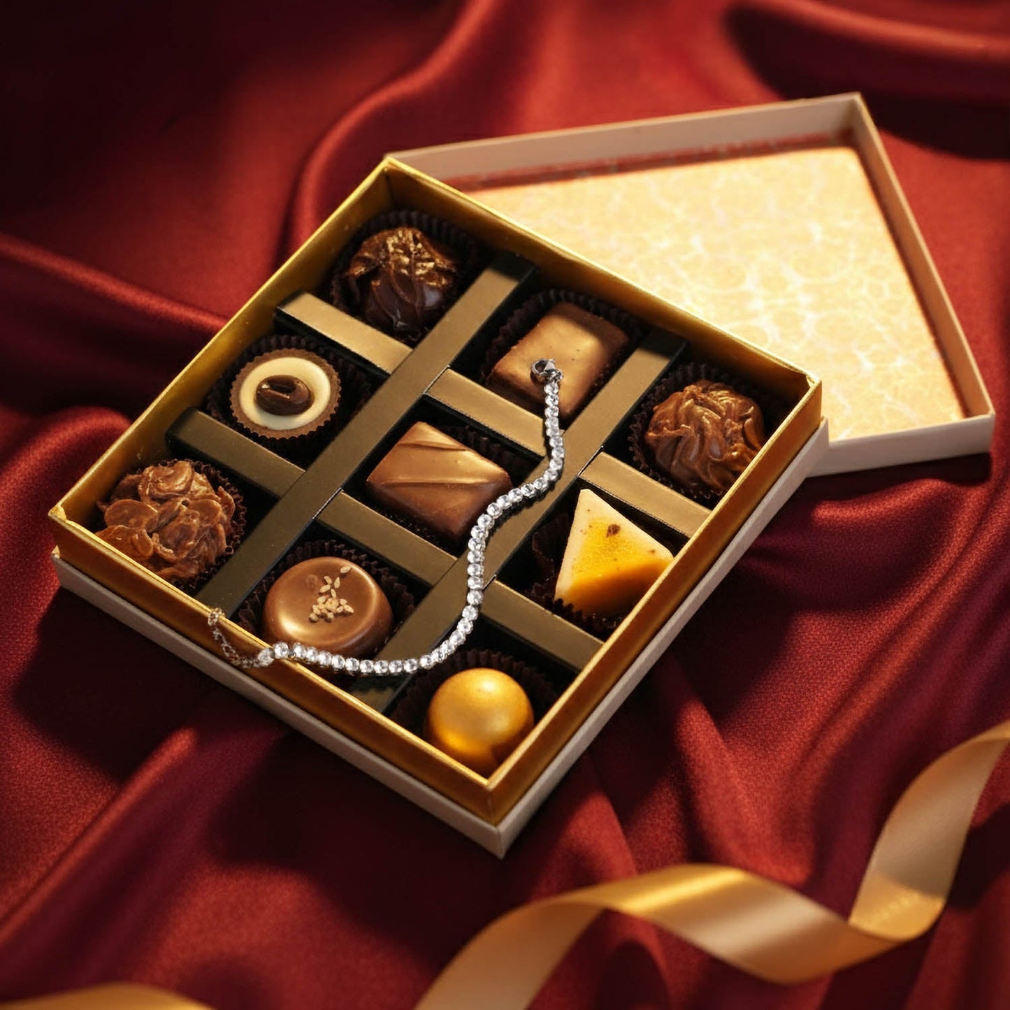 Trendy Freak Diamond Affair Bracelet X Smoor Couverture Chocolate Box