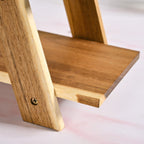 3 Tier Acacia Wood Serving Platter Stand