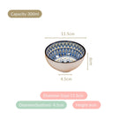 Aoki Ceramic Soup Bowl Set Of 6 300ml