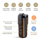 Brewster Grande Insulated Travel Tumbler Black Noir 590ml
