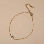 Dainty Diamond Anklet