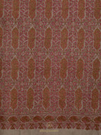 Elegant Handloom Pashmina Shawl Jama Weave in Beige