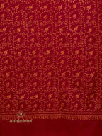 Classic Cashmina Shawl with Jaal Pattern in Maroon