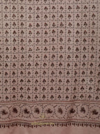 Elegant Cashmina Shawl with Jaal Pattern in Grey