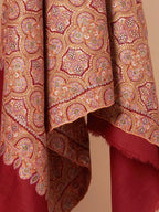 Classic Handloom Pashmina Shawl in Maroon