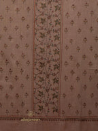 Classic Cashmina Shawl with Jaal Pattern in Beige