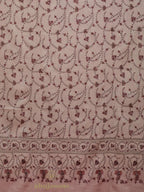 Elegant Cashmina Shawl with Jaal Pattern in Beige