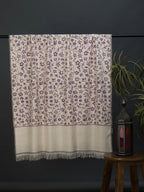 Classic Handloom Pashmina Shawl in White