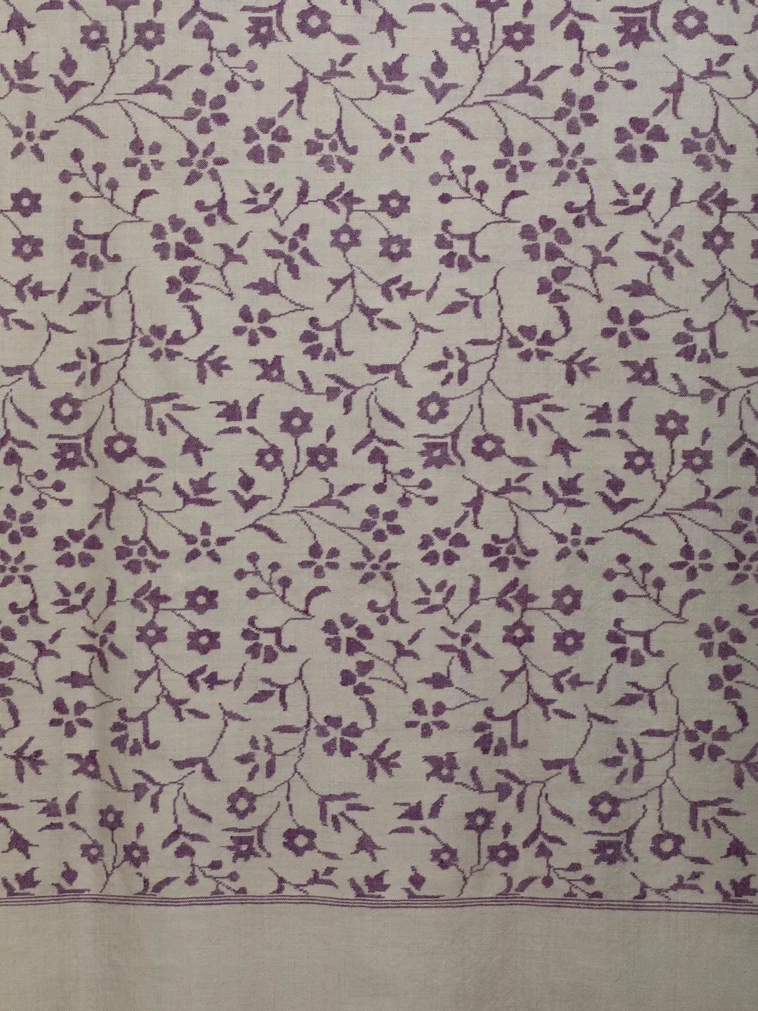 Classic Handloom Pashmina Shawl in White