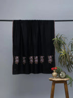 Elegant Handloom Pashmina Shawl in Black