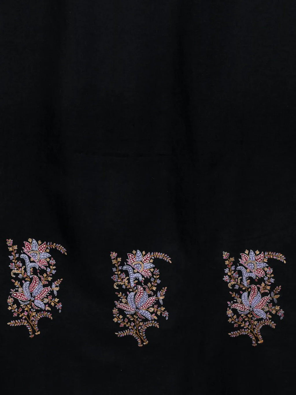 Elegant Handloom Pashmina Shawl in Black