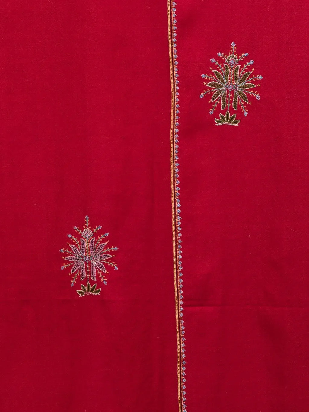 Classic Handloom Pashmina Shawl in Red
