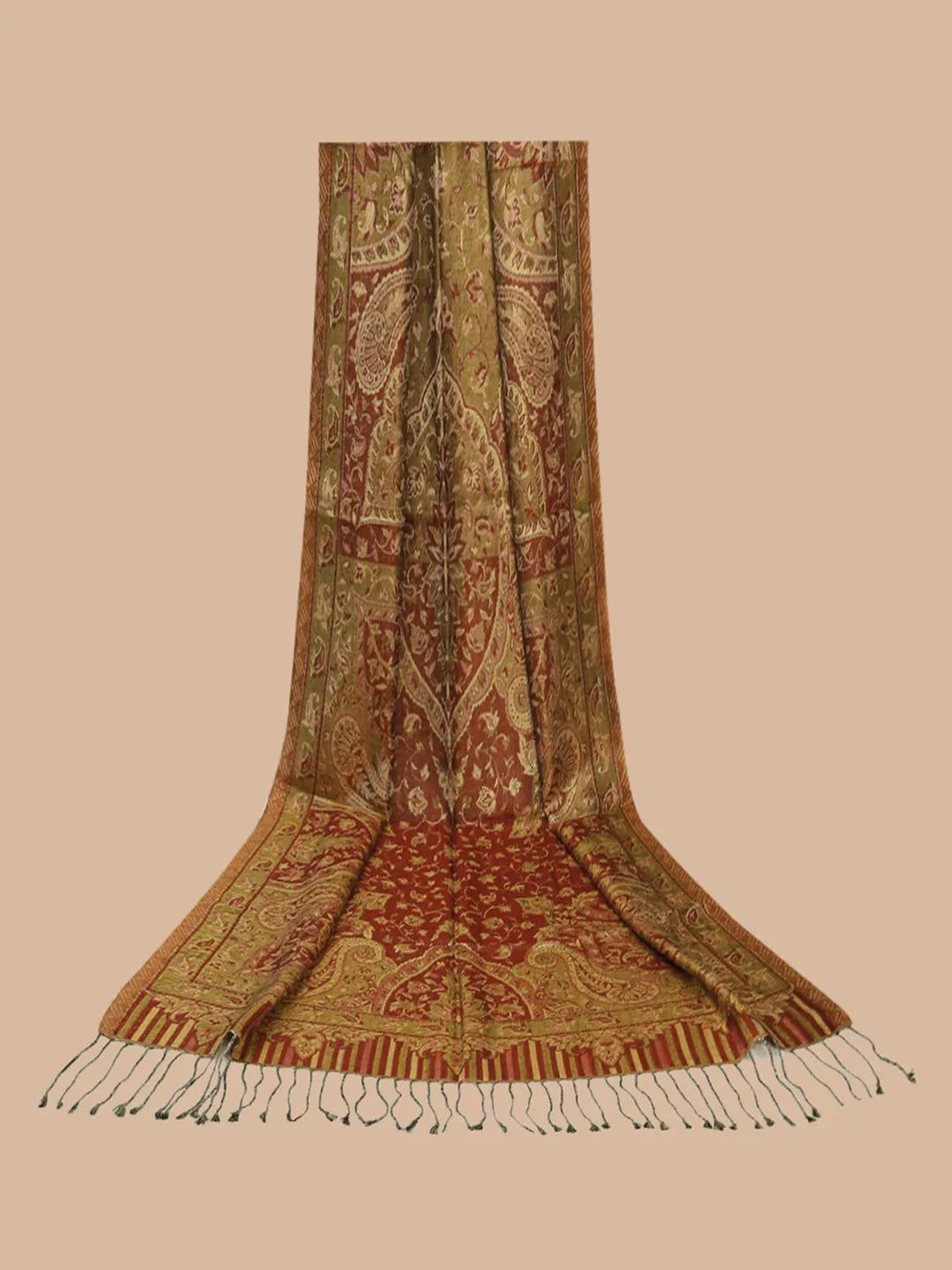 Casual Scarf with Scarf Pattern in Multi