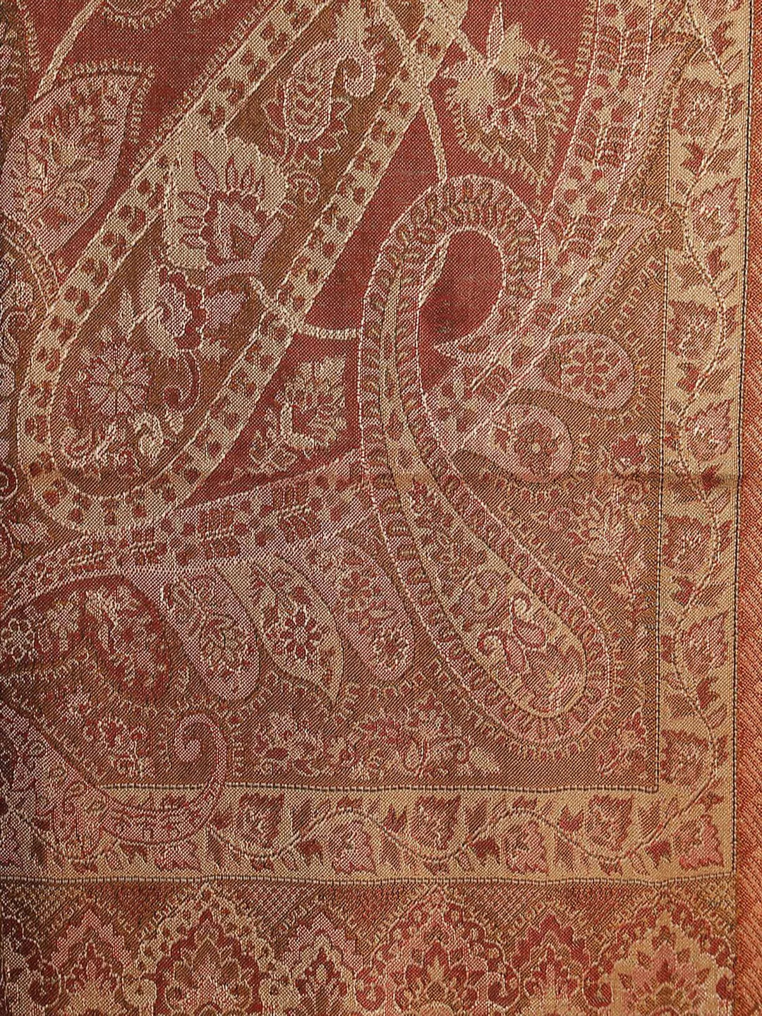 Casual Scarf with Scarf Pattern in Brown (Multi)