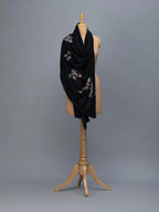 Classic Handloom Pashmina Shawl in Black