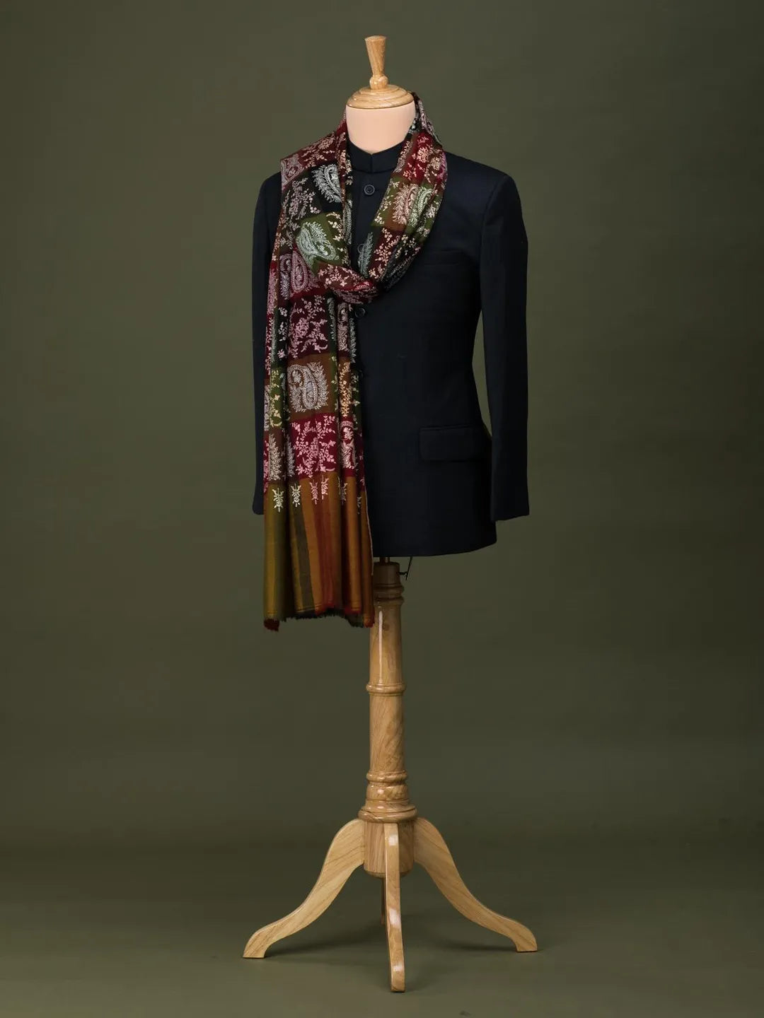 Classic Kaani Handloom Pashmina Shawl in Multi