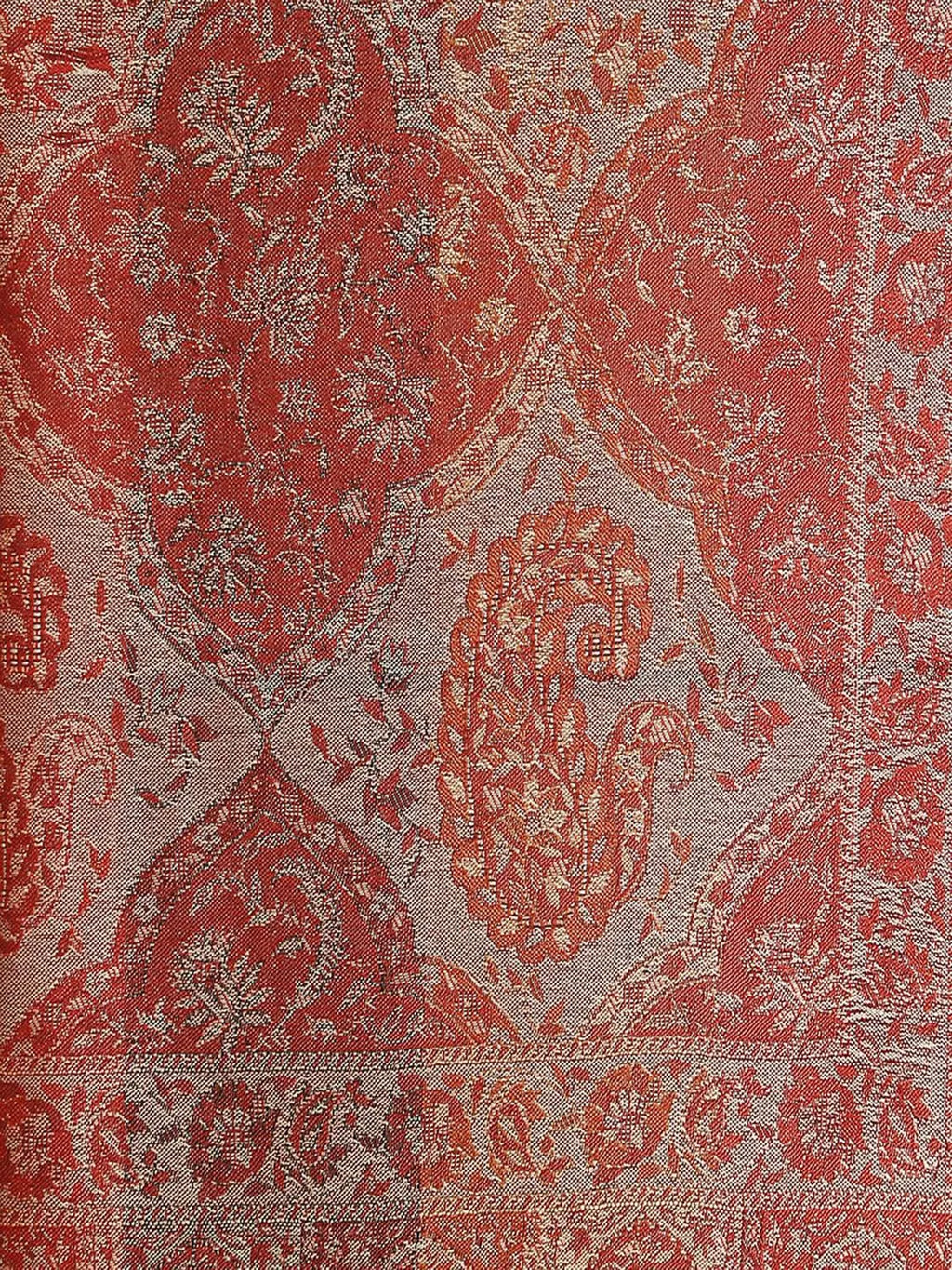 Casual Scarf with Scarf Pattern in Red