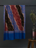 Elegant Handloom Pashmina Shawl Jama Embroidery in Multi