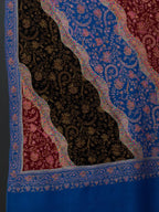 Elegant Handloom Pashmina Shawl Jama Embroidery in Multi