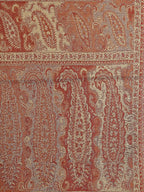 Casual Scarf with Scarf Pattern in Maroon & Beige