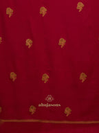 Elegant Cashmina Shawl with Booti Pattern in Maroon